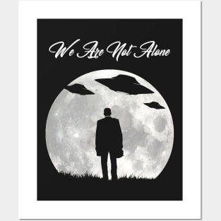 Alien Abduction - UFO We are not alone Gift print Posters and Art